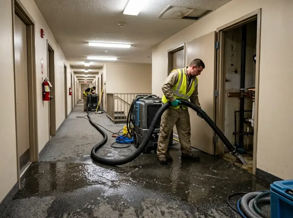 multi-unit-apartment-hallway-f-005 — frequently asked questions, Emergency Burst Pipe Water Extraction & Removal in Saks, AL